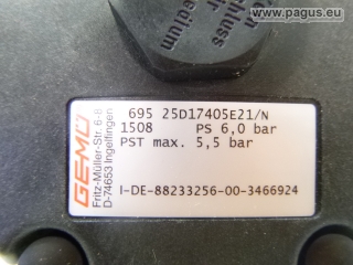 Metall - Membranventil Typ 695, DN25, PN16