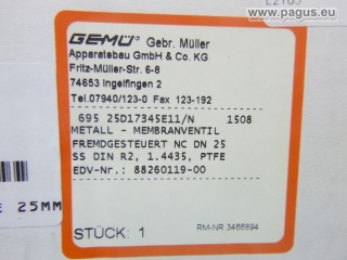 GEMÜ Metall - Membranventil