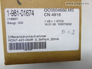 GLATT Differenzdruckaufnehmer