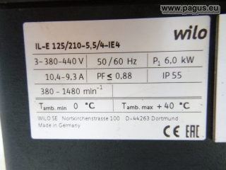 WILO Trockenläufer-Kreiselpumpe