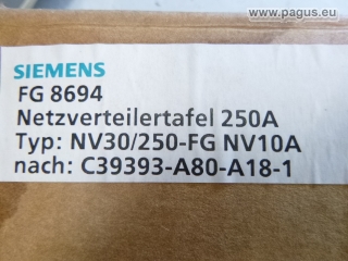 SIEMENS Netzverteilertafel