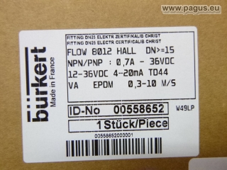 BÜRKERT Flügelraddurchfluss - Sensor