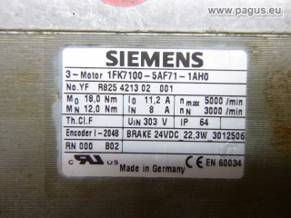 SIEMENS Servomotor mit Bremse