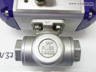 PAGUS 3-Wege Kugelhahn mit Ventilantrieb