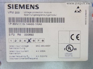 SIEMENS Spannugsbegrenzungsmodul
