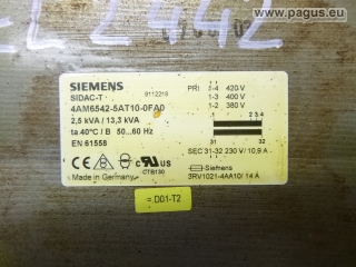 SIEMENS Einphasen-Transformator