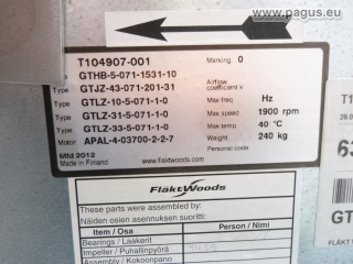 FLÄKTWOODS Radiallüfter mit Inverter