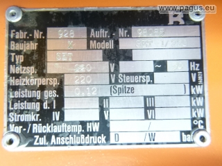 KÜPPERSBUSCH Elektrodentrockner