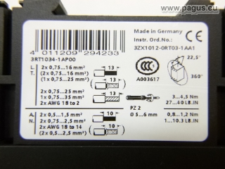 SIEMENS Leistungsschütz