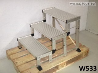 HYMER Modularer Industrietritt