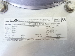 ROSENBERG Radiallüfter