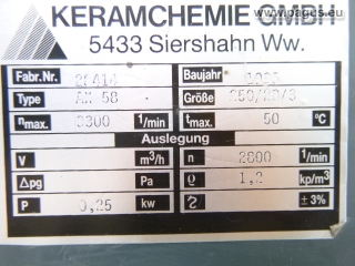 KERAMCHEMIE Rohrventilator