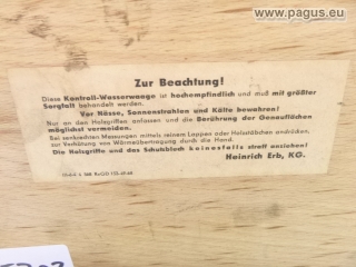 ERB Präzisionswasserwaage