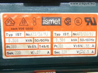 ISMET Transformator