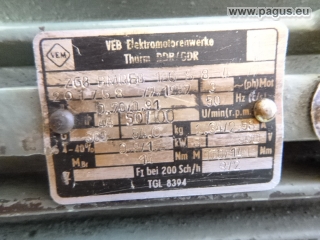 VEM Getriebemotor mit Bremse