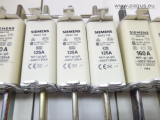 Zakres bezpieczników SIEMENS NH