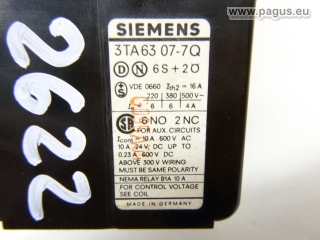 SIEMENS Steuerschütz