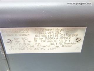 SIEMENS Servomotor mit Bremse