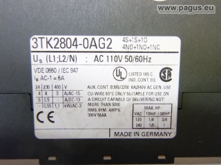 SIEMENS Schützsicherheitskombination