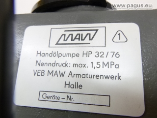 MAW Handölpumpe