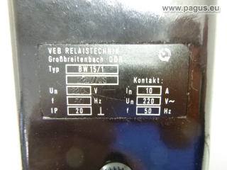 VEB RELAISTECHNIK Hg-Relais