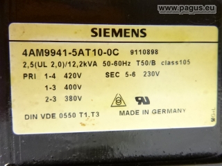 SIEMENS Einphasen-Transformator