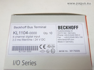BECKHOFF 4-Kanal-Digital-Eingangsklemme