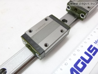 THK Linearführungsschienen mit 2 Wagen