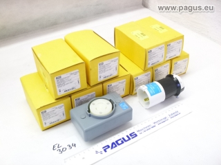 HUBBEL Steckdose + Stecker