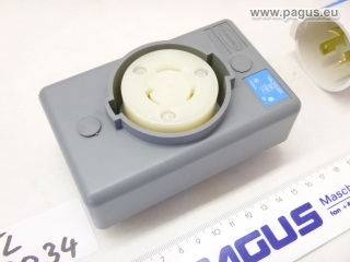 HUBBEL Steckdose + Stecker