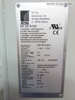 RITTAL Luft / Wasser - Wärmetauscher