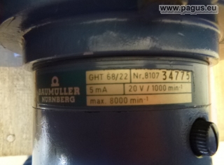 BAUMÜLLER Gleichstrommotor mit Bremse