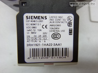 SIEMENS Leistungsschütz