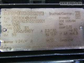 SEW Getriebemotor mit Bremse