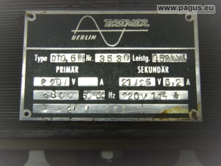 Transformator BREMER
