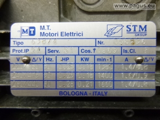 STM Getriebemotor mit Bremse