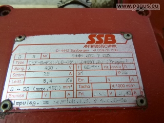 SSB Getriebemotor mit Bremse