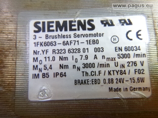 SIEMENS Servomotor mit Bremse