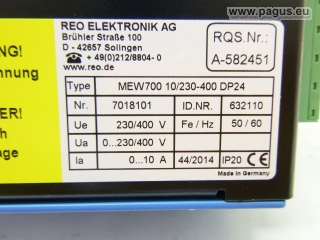 REO Leistungsregler