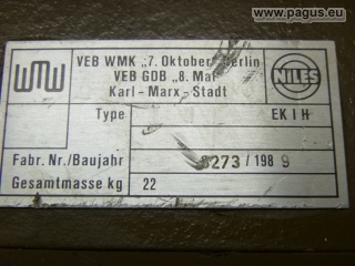 WMW Kuppeleinrichtung