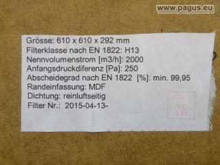 PAGUS Feinstaubfilter