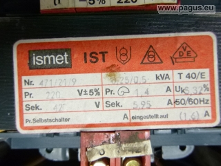 GIFAS Mobiler Trenntransformator