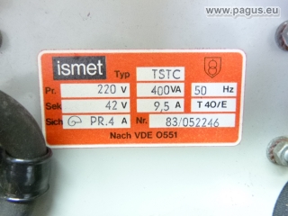 ISMET Mobiler Trenntransformator