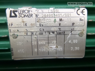 LEROY SOMER Getriebemotor mit Bremse