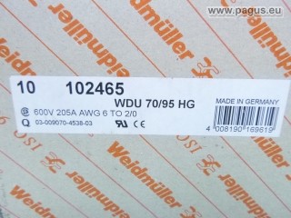 WEIDMÜLLER Durchgangs-Reihenklemme