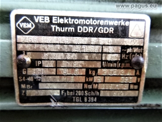 VEM Getriebemotor mit Bremse