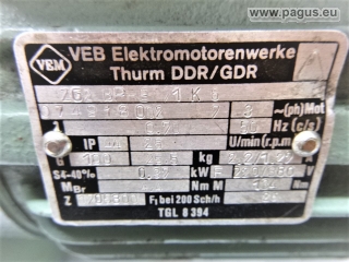 VEM Getriebemotor mit Bremse