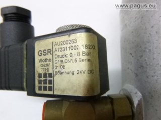 GSR Schrägsitzventil mit pneumatischem Antrieb