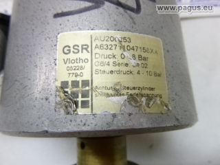 GSR Schrägsitzventil mit pneumatischem Antrieb