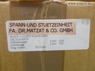 DR. MATZAT Spann- und Stützeinheit